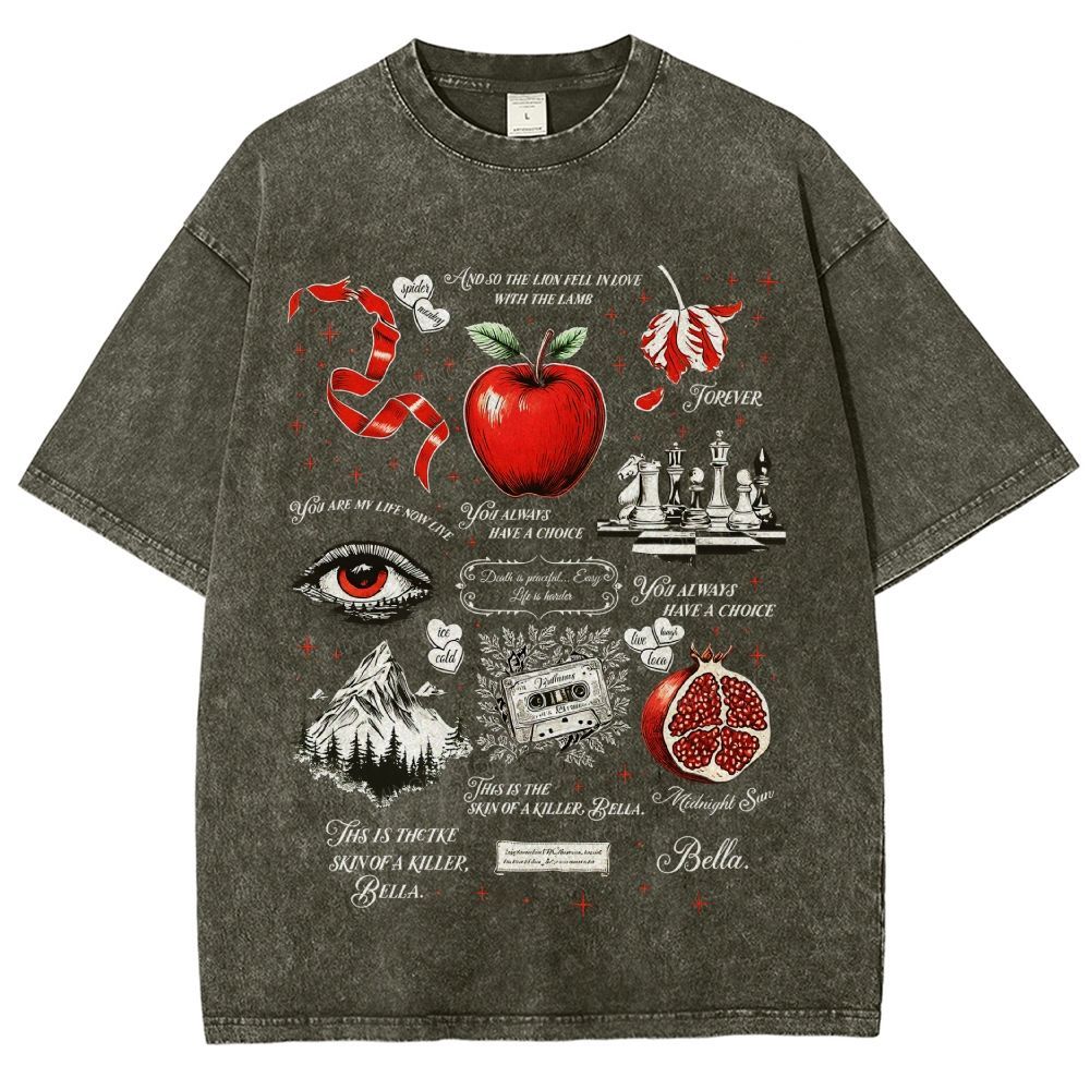 Unisex Fit Washed T-Shirt 2608011171