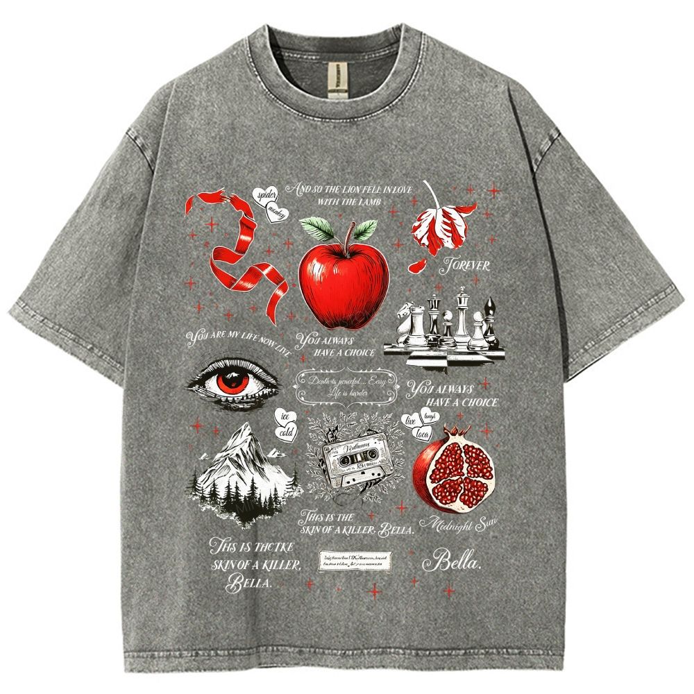 Unisex Fit Washed T-Shirt 2608011171