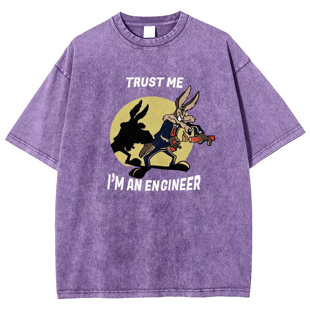 Trust Me I'm An Engineer Washed T-shirt