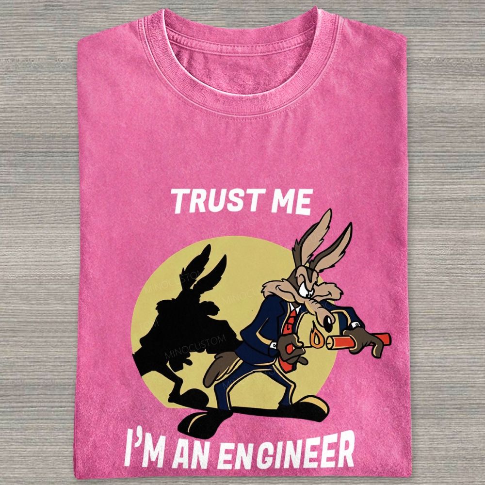 Trust Me I'm An Engineer Washed T-shirt