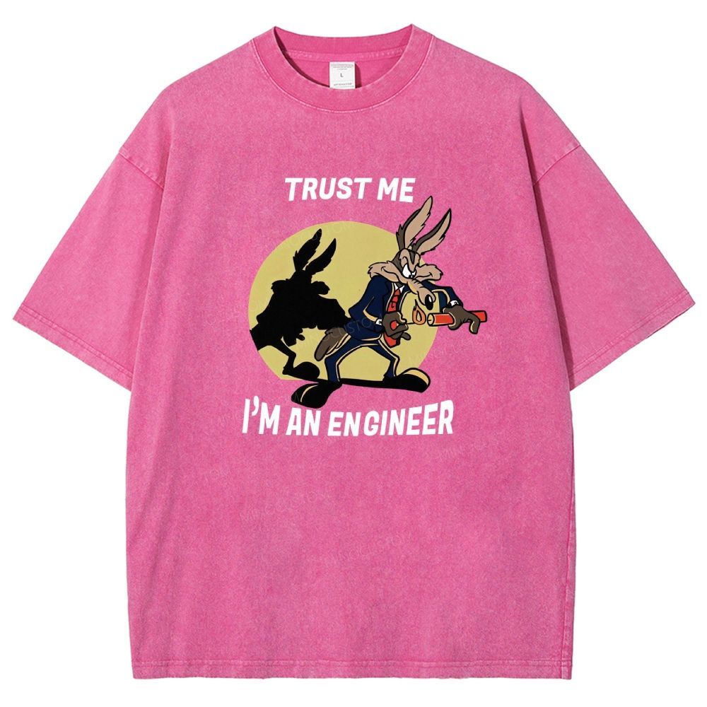 Trust Me I'm An Engineer Washed T-shirt
