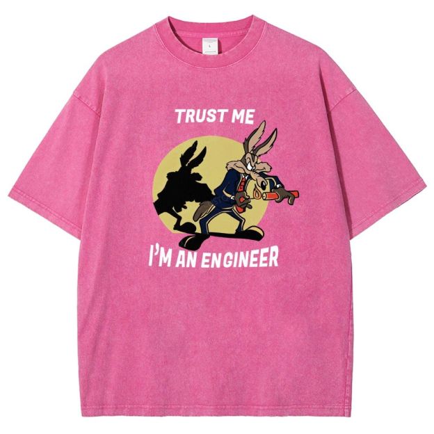 Trust Me I'm An Engineer Washed T-shirt