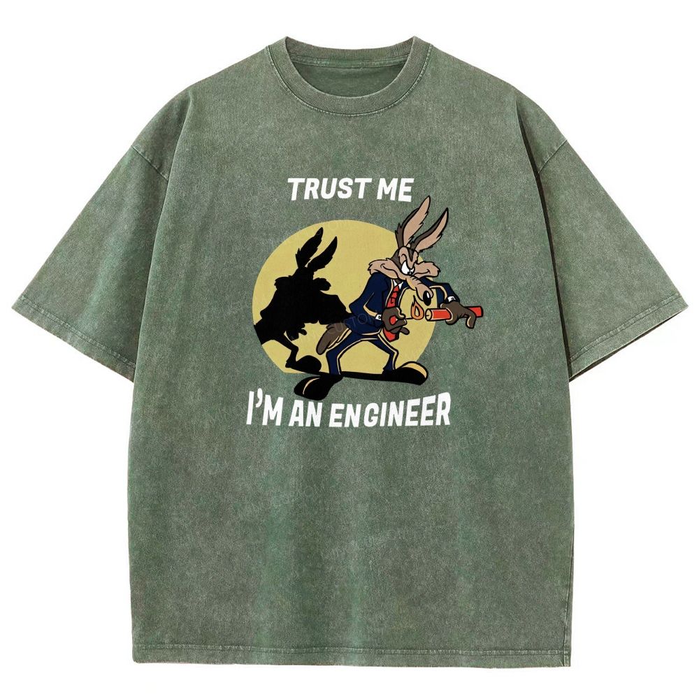 Trust Me I'm An Engineer Washed T-shirt
