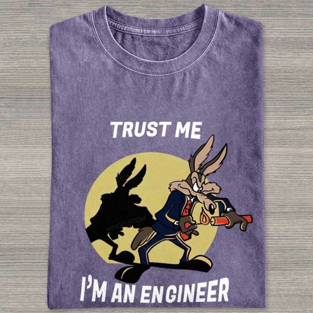Trust Me I'm An Engineer Washed T-shirt
