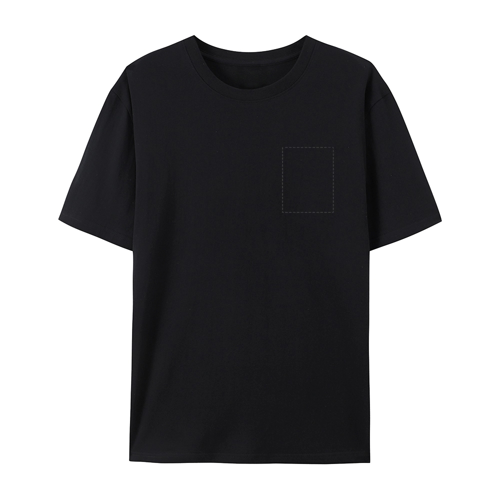 Custom Front and Back Full Print Cotton T-Shirt 