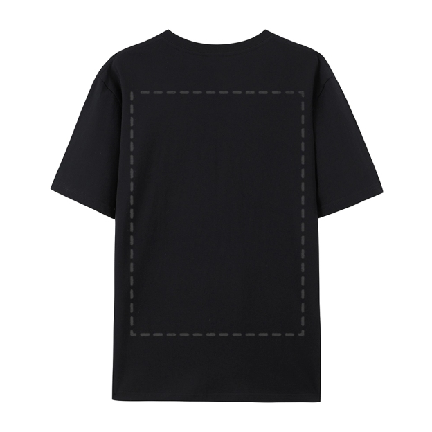 Custom Front and Back Full Print Cotton T-Shirt 