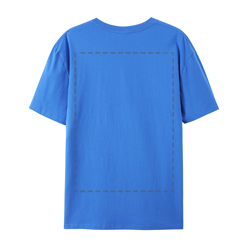 Custom Front and Back Full Print Cotton T-Shirt 