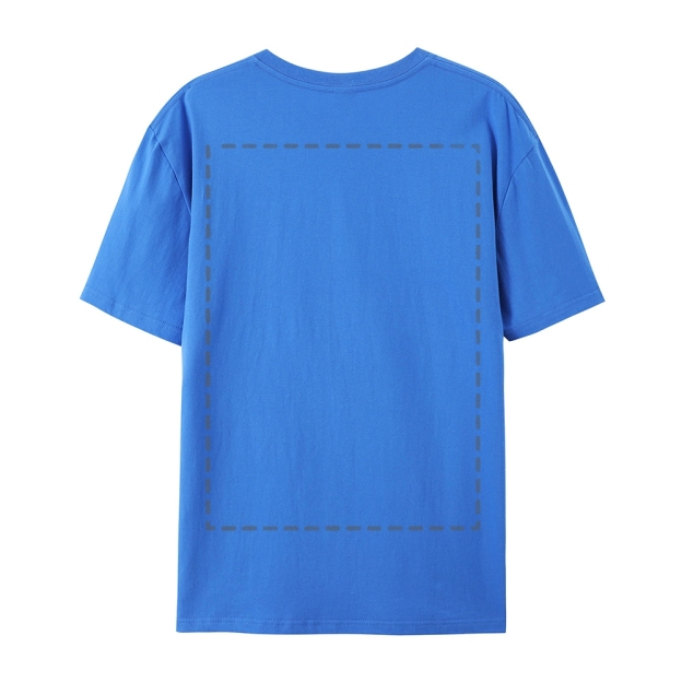 Custom Front and Back Full Print Cotton T-Shirt 