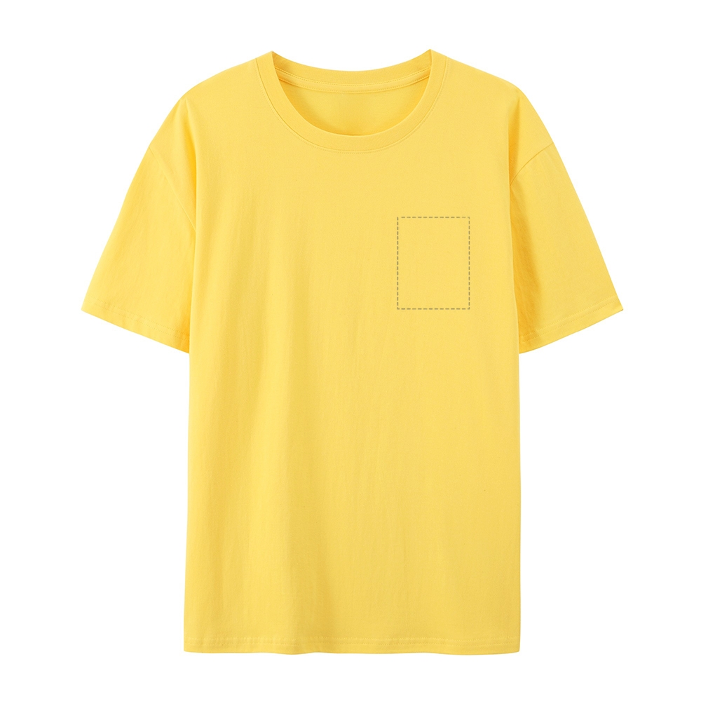 Custom Front and Back Full Print Cotton T-Shirt 
