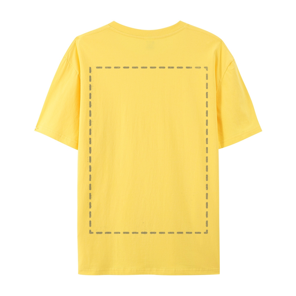 Custom Front and Back Full Print Cotton T-Shirt 