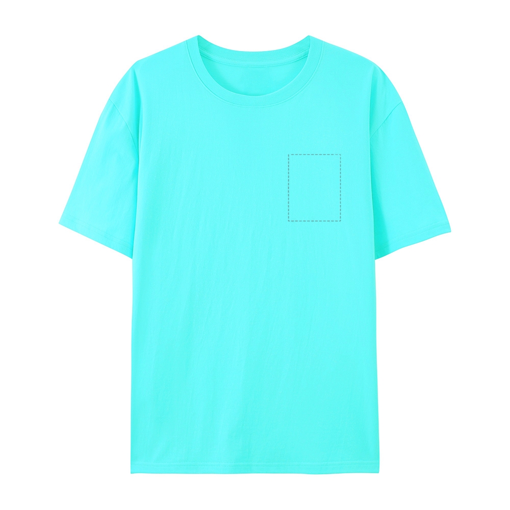 Custom Front and Back Full Print Cotton T-Shirt 