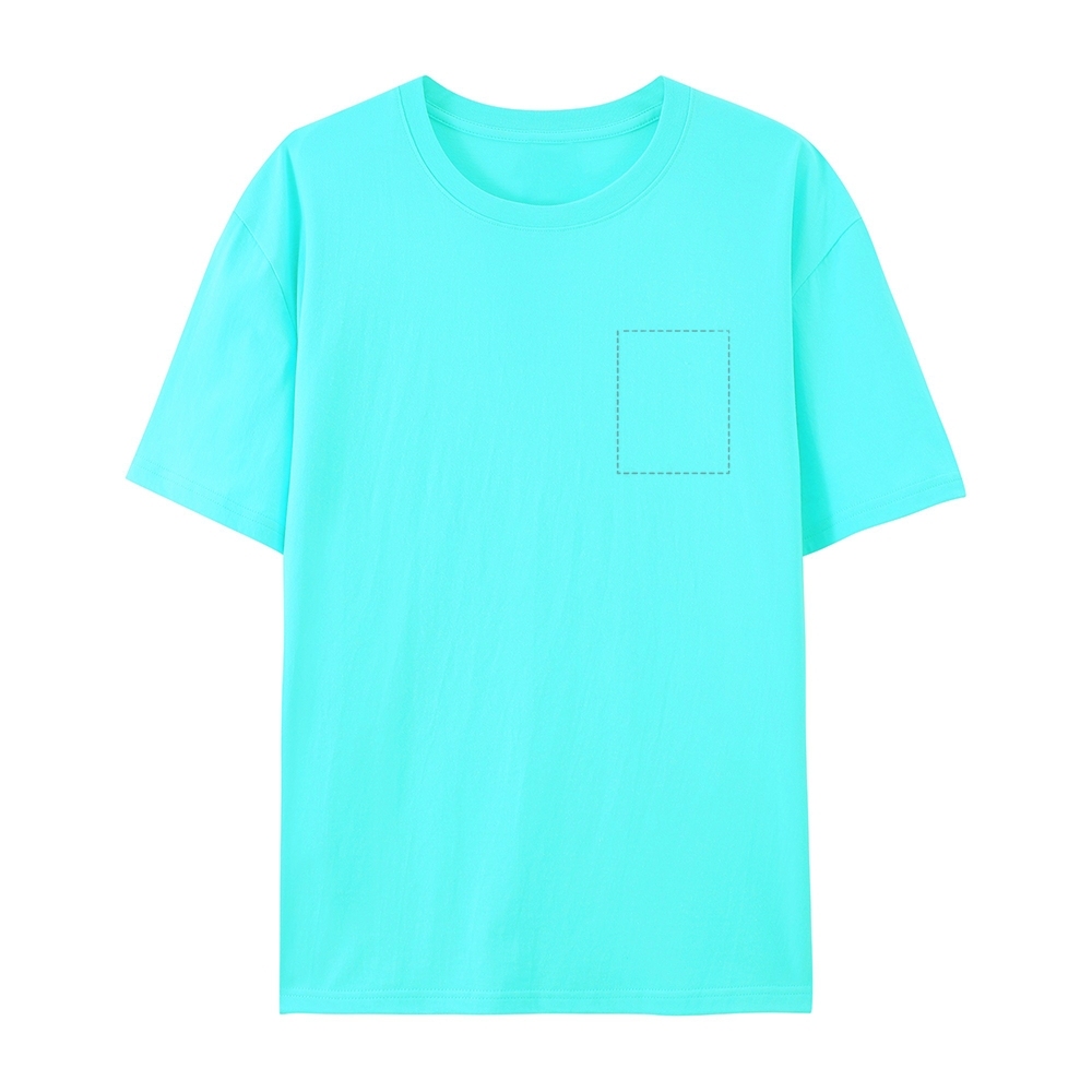 Custom Front and Back Full Print Cotton T-Shirt 