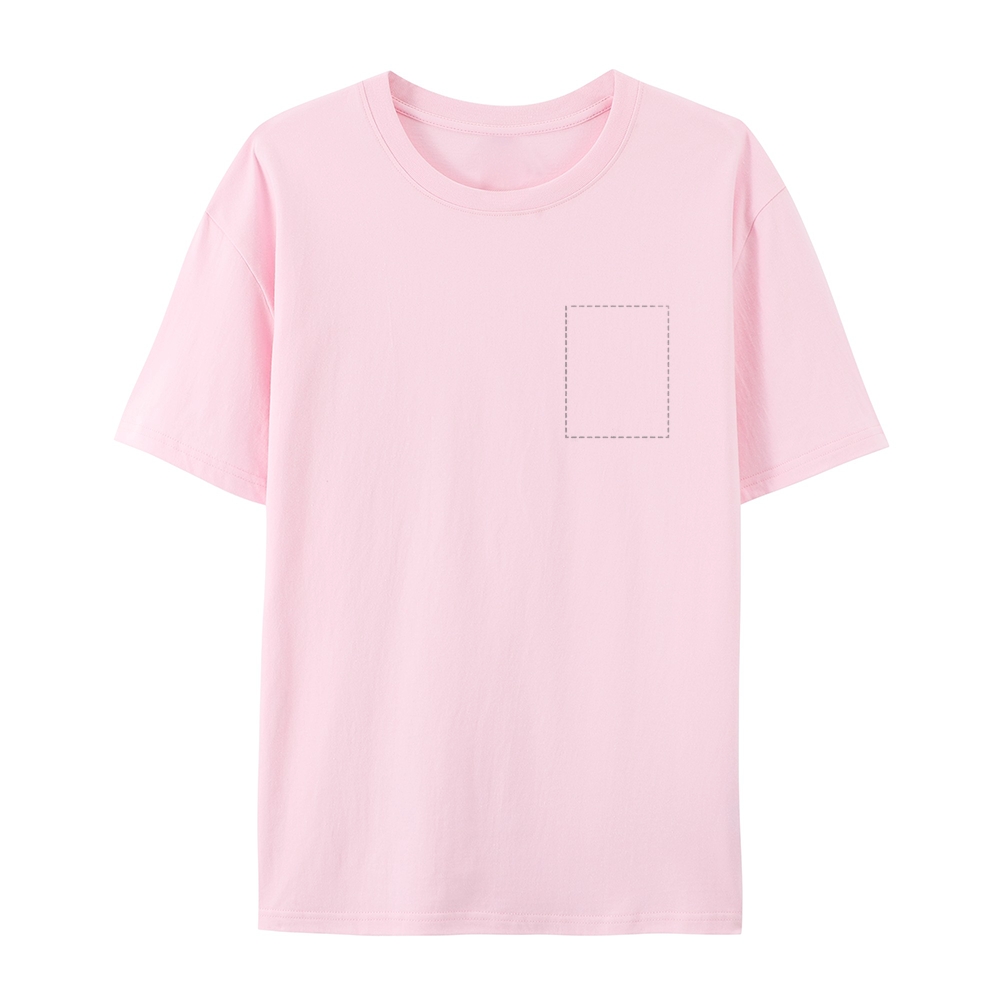 Custom Front and Back Full Print Cotton T-Shirt 