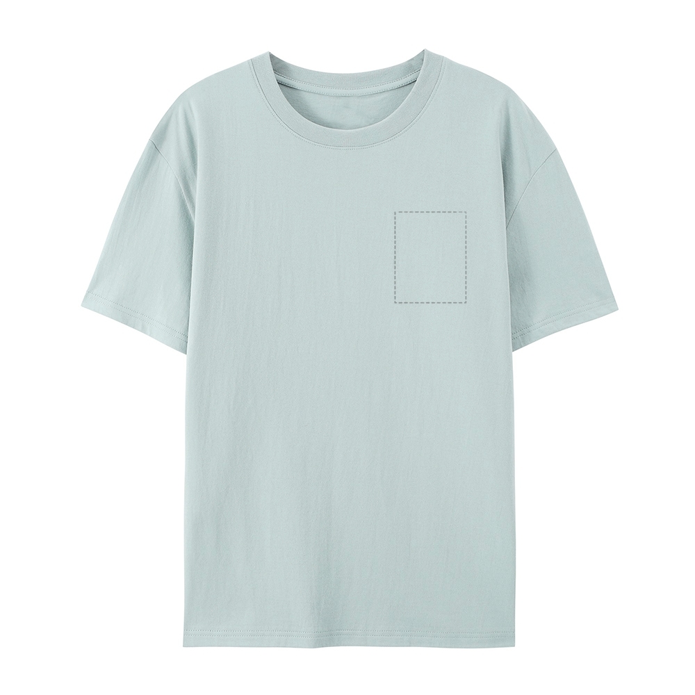 Custom Front and Back Full Print Cotton T-Shirt 
