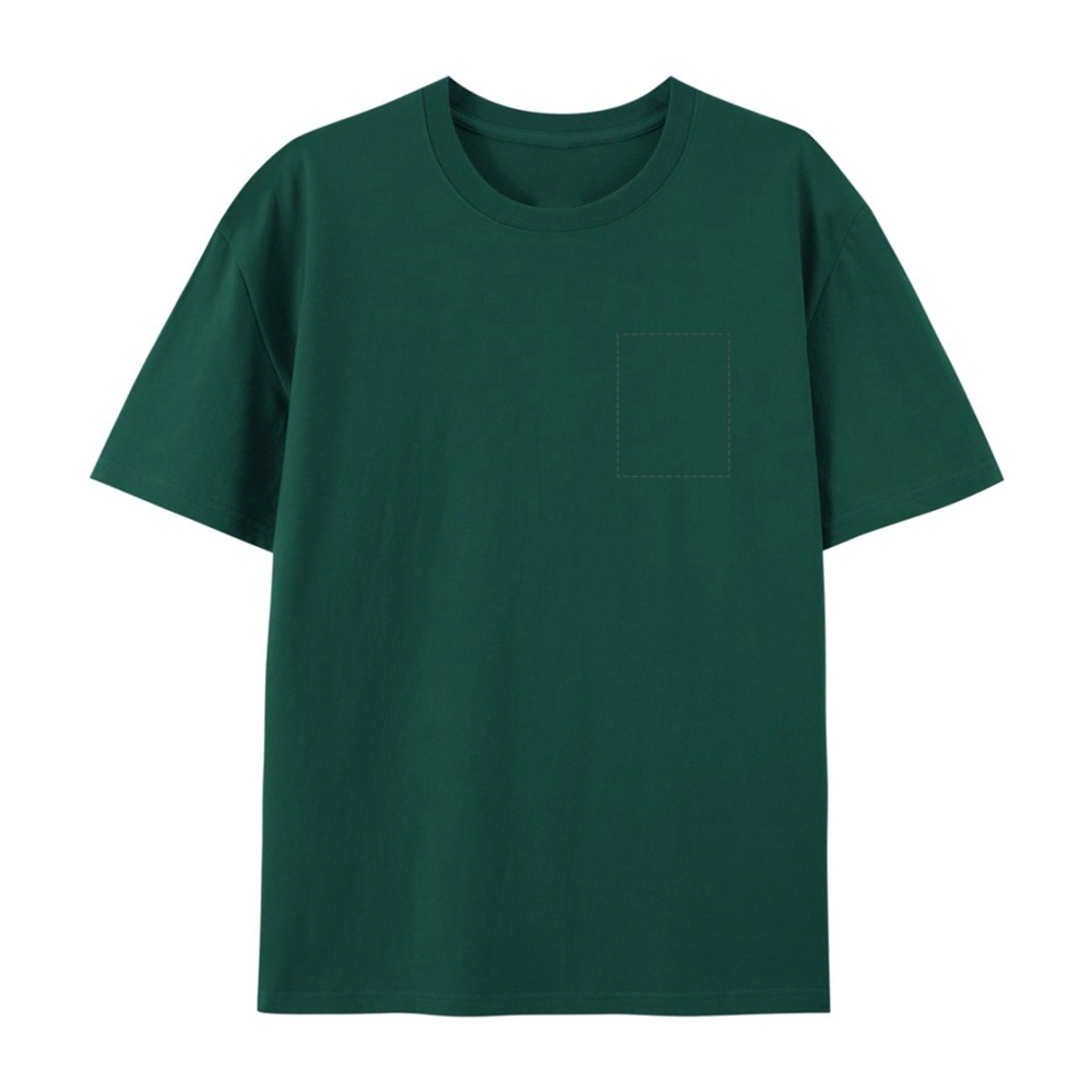 Custom Front and Back Full Print Cotton T-Shirt 