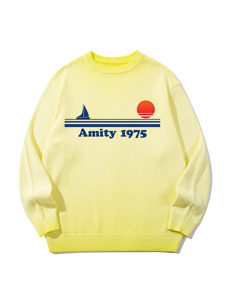 Amity 1975 Vintage Gradient Casual Sweater