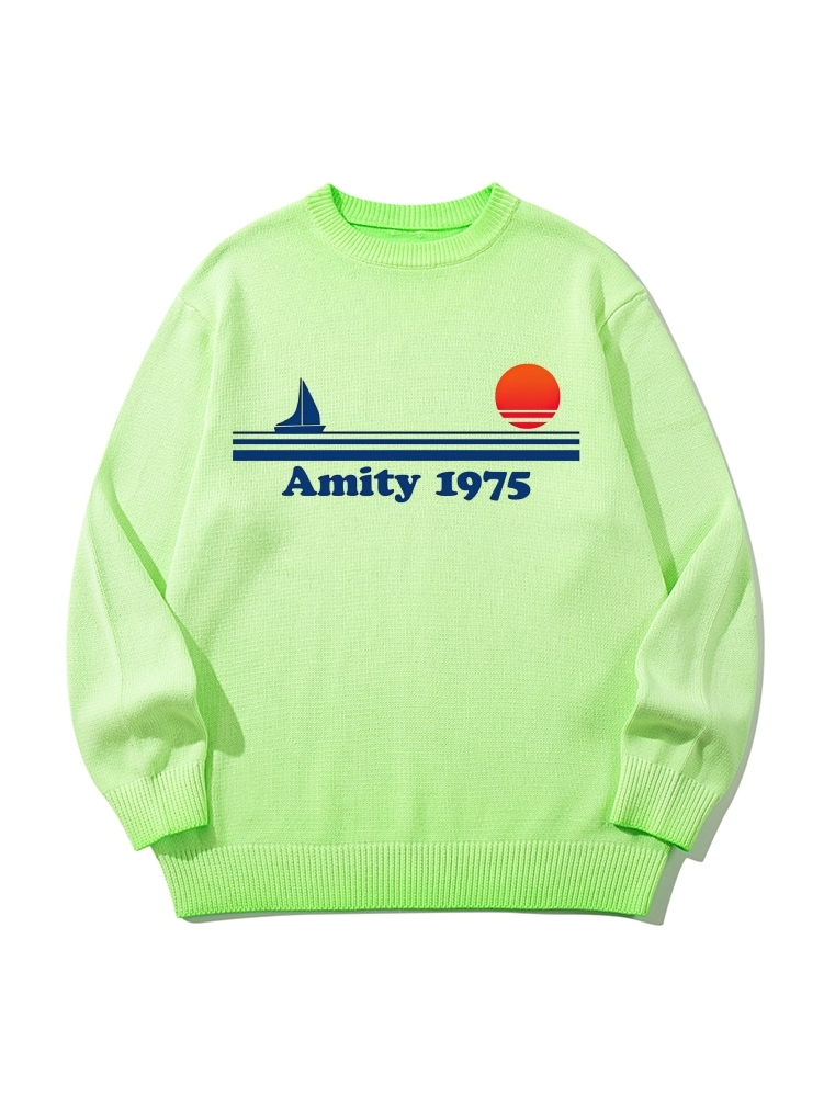 Amity 1975 Vintage Gradient Casual Sweater
