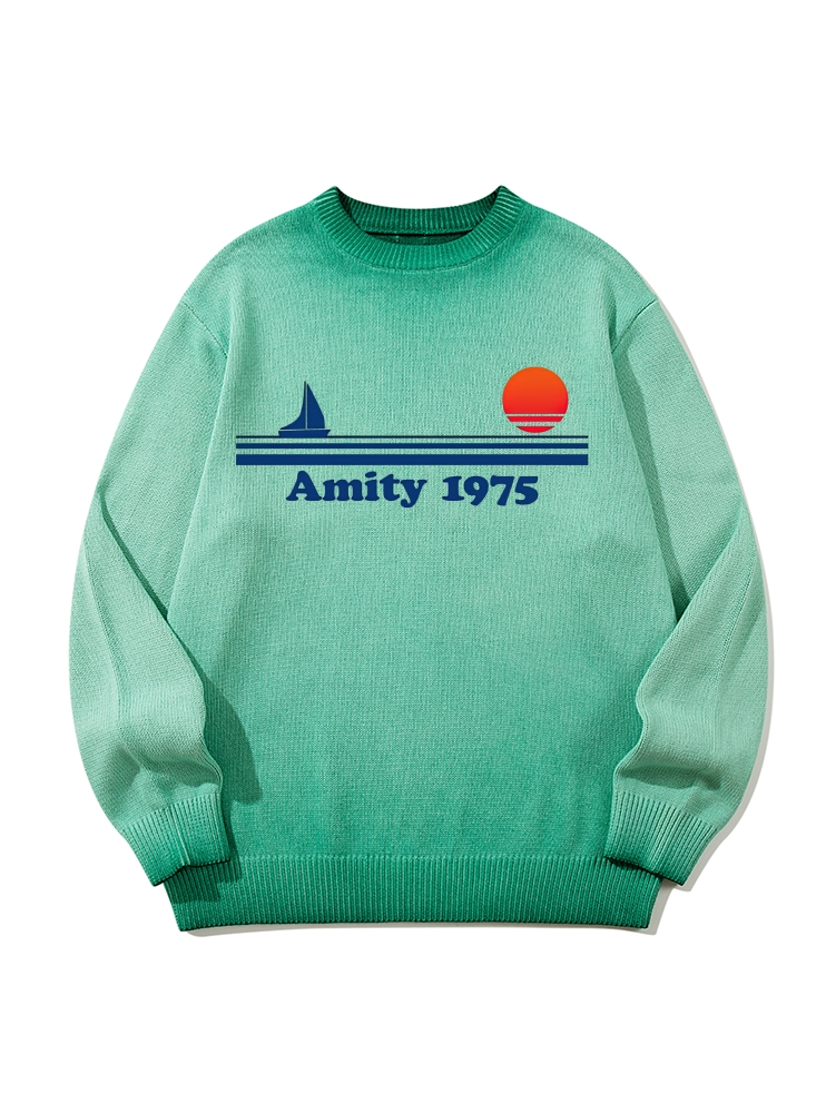 Amity 1975 Vintage Gradient Casual Sweater