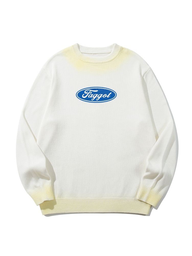 Faggot Pride Y2k Casual Sweater