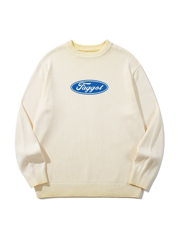 Faggot Pride Y2k Casual Sweater