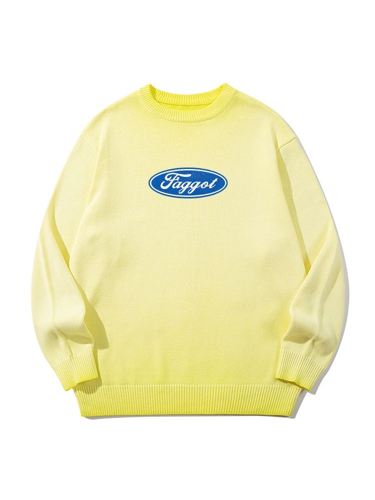 Faggot Pride Y2k Casual Sweater