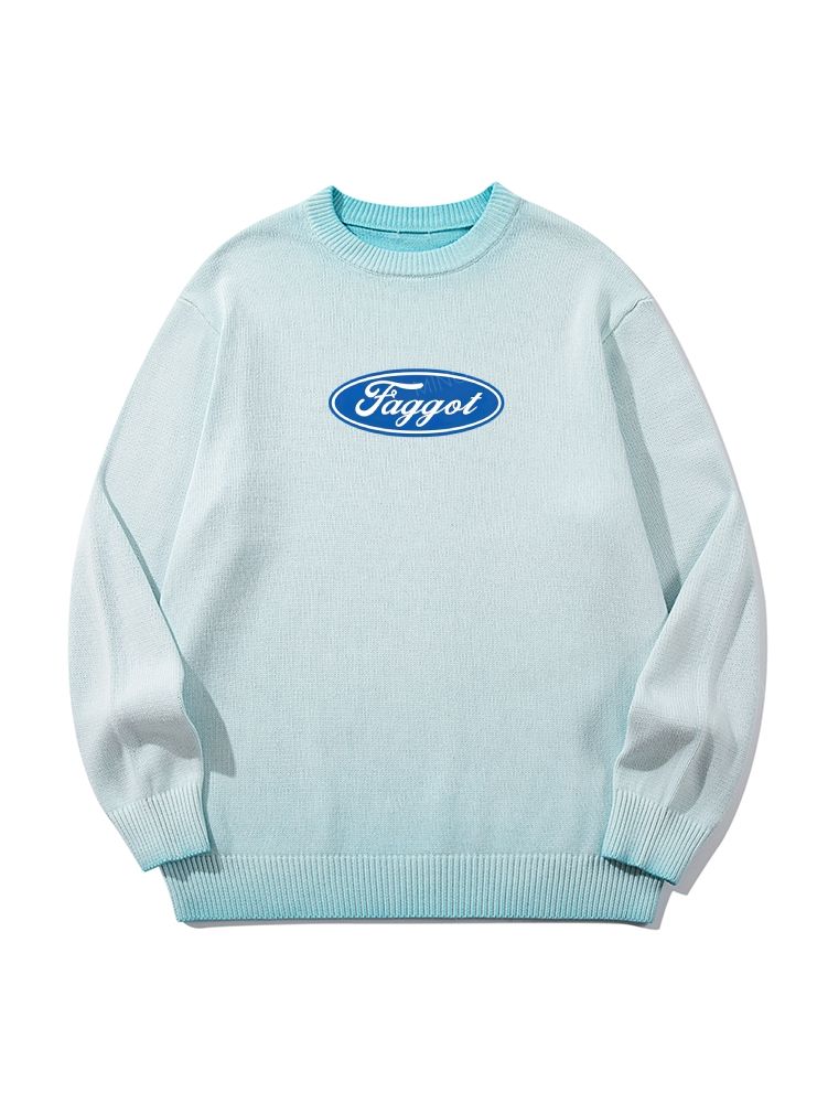 Faggot Pride Y2k Casual Sweater