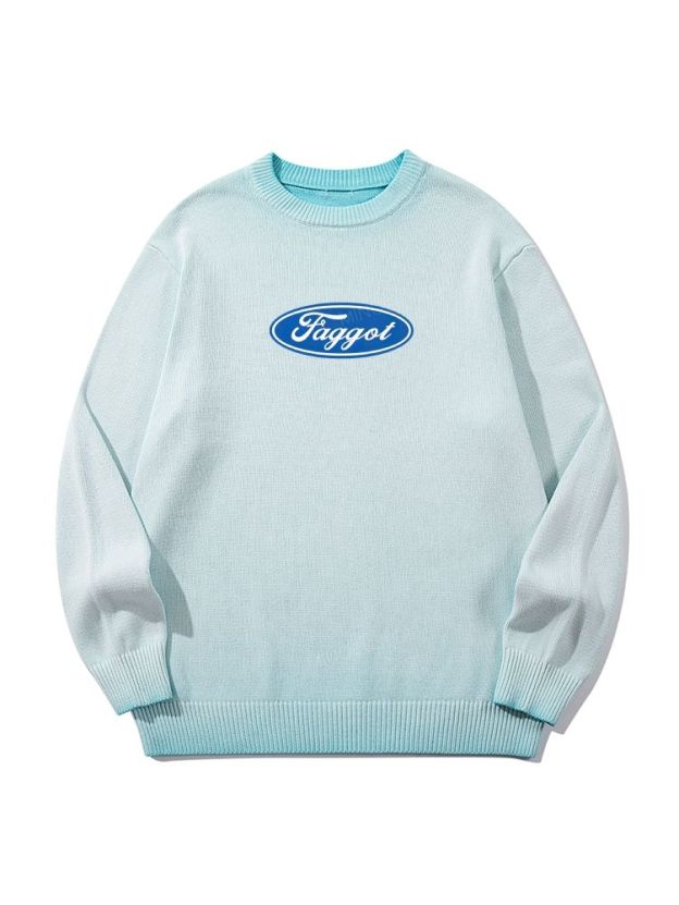 Faggot Pride Y2k Casual Sweater