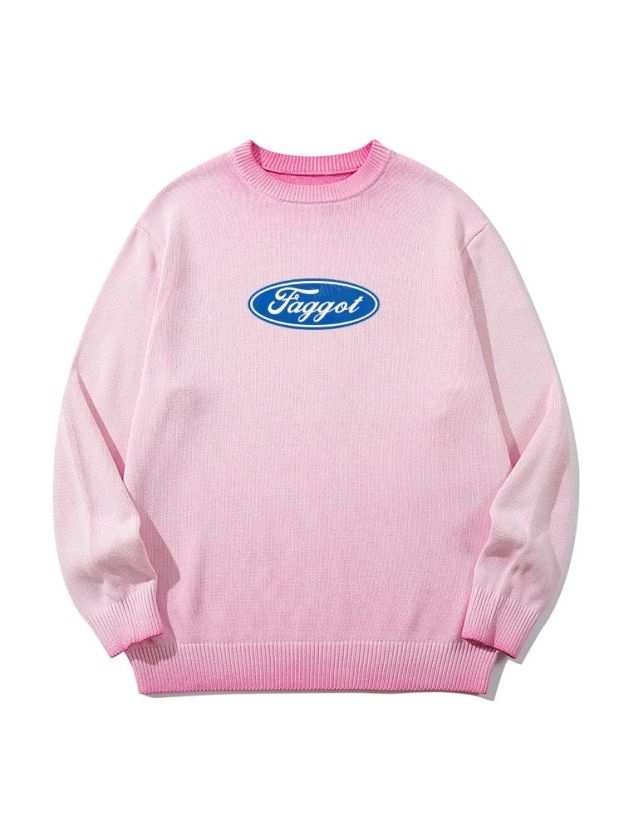 Faggot Pride Y2k Casual Sweater
