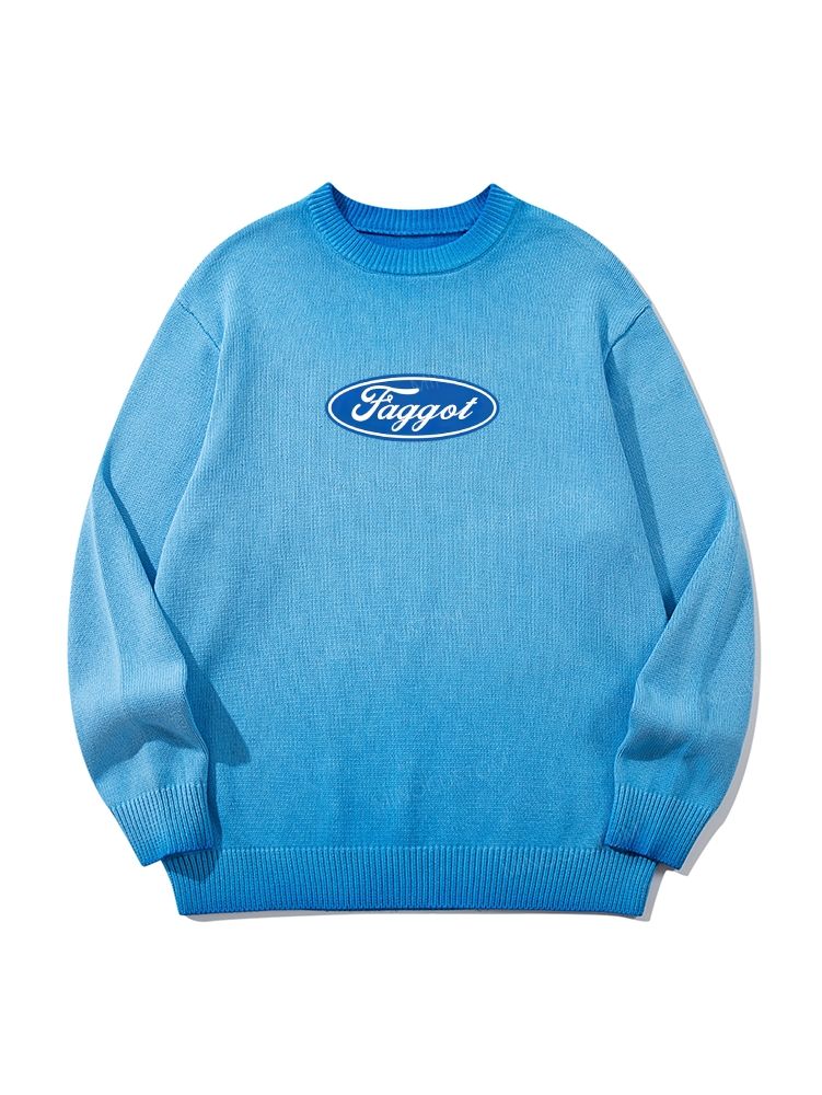 Faggot Pride Y2k Casual Sweater