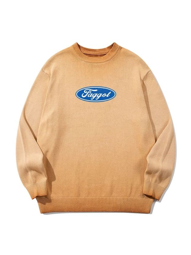 Faggot Pride Y2k Casual Sweater