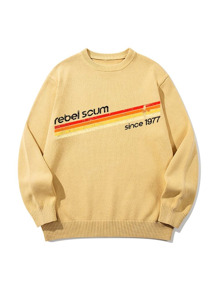 Rebel Scum 1977 Geek Cotton Casual Style Sweater