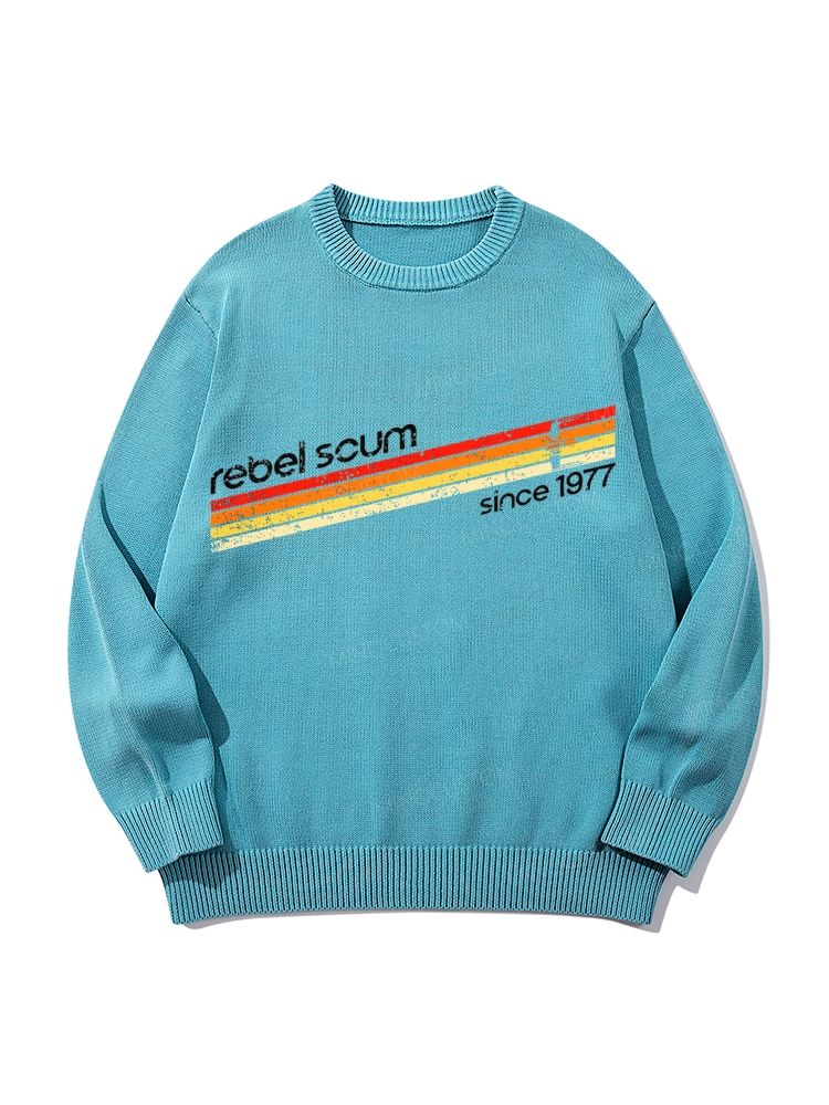 Rebel Scum 1977 Geek Cotton Casual Style Sweater