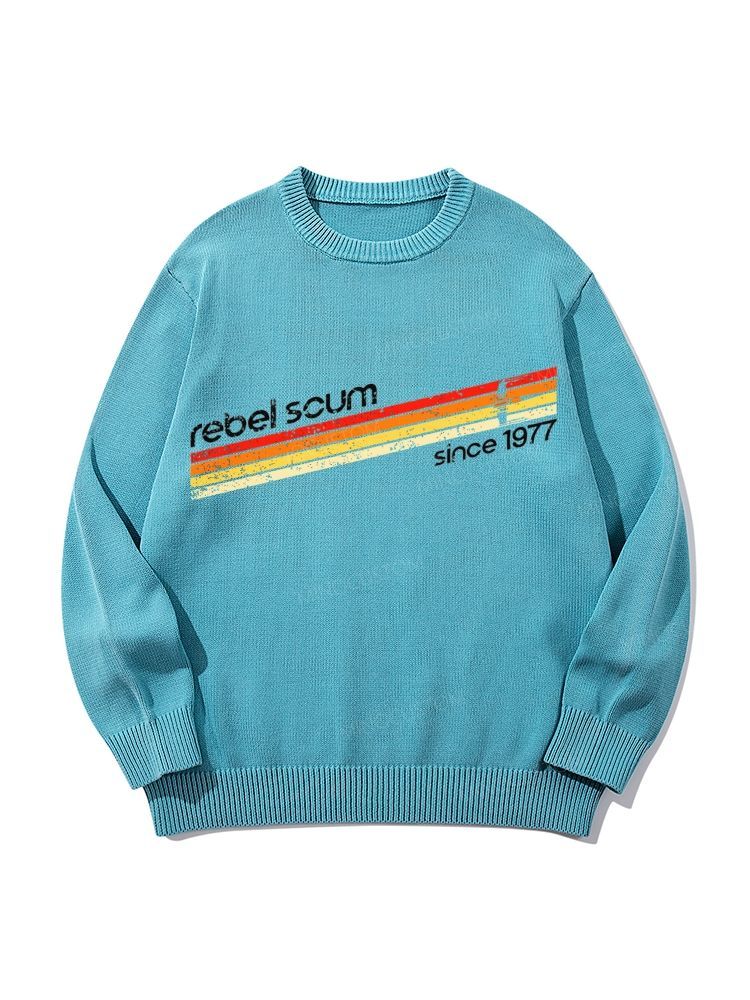 Rebel Scum 1977 Geek Cotton Casual Style Sweater