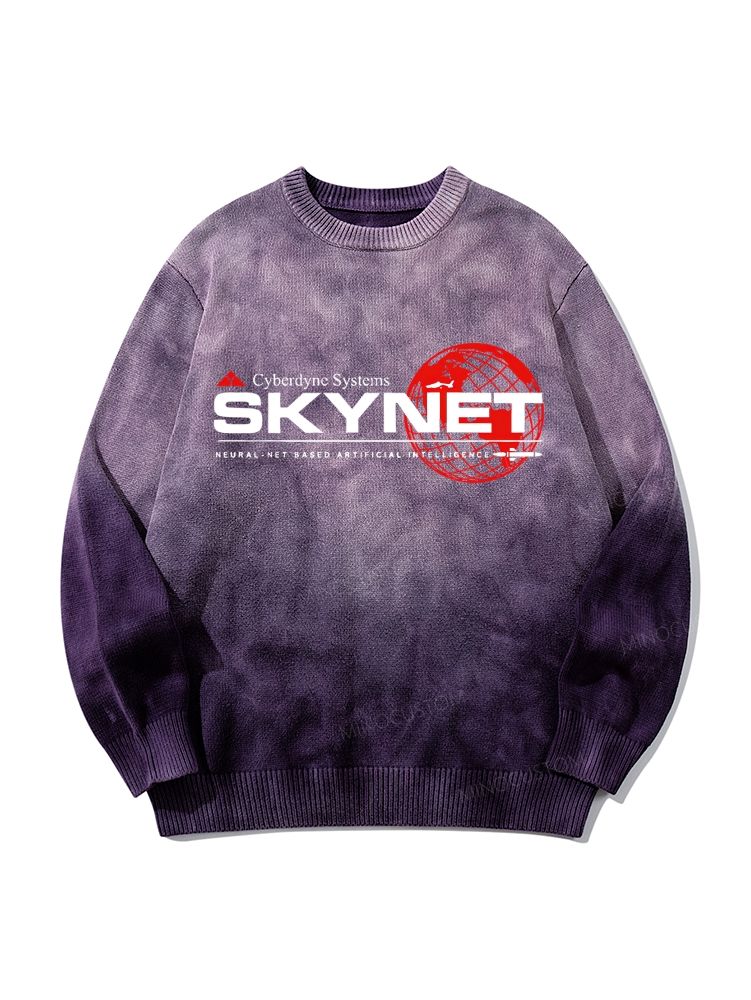  Cyberdyne Systems Skynet Neutral Gradient Retro Casual Style