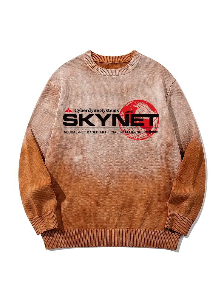  Cyberdyne Systems Skynet Neutral Gradient Retro Casual Style