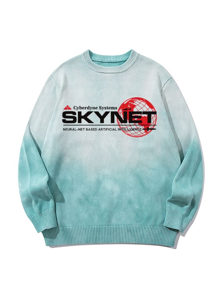  Cyberdyne Systems Skynet Neutral Gradient Retro Casual Style