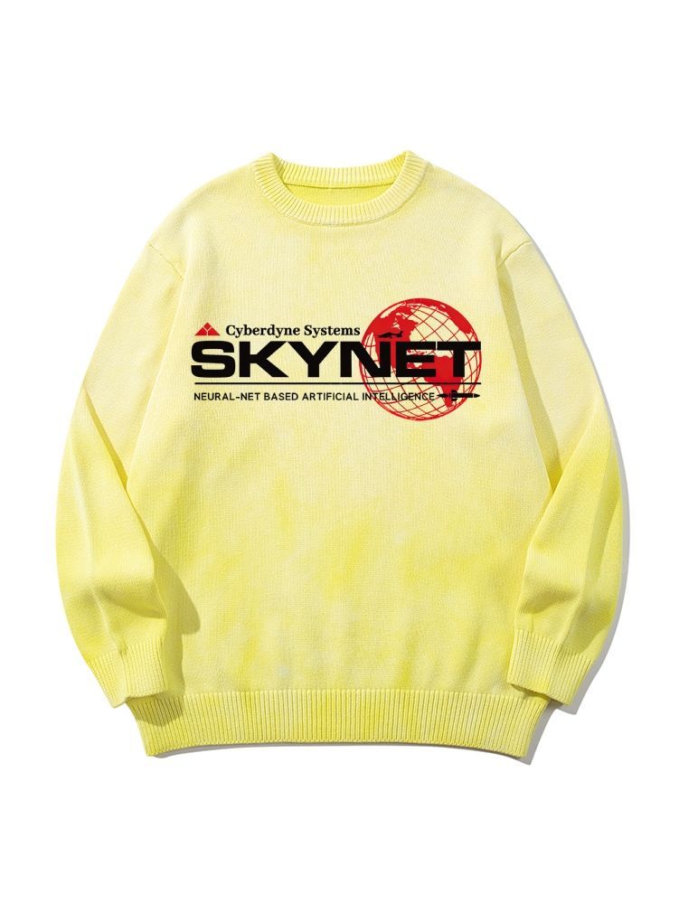  Cyberdyne Systems Skynet Neutral Gradient Retro Casual Style