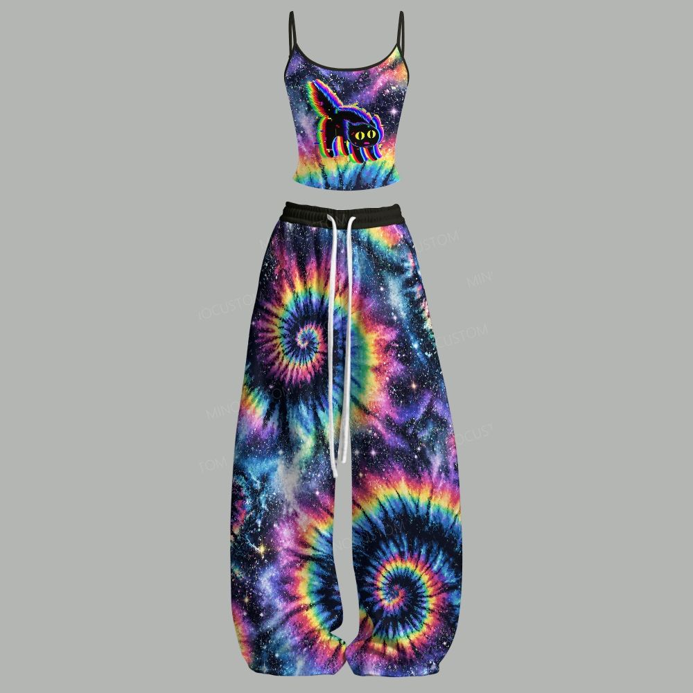Top & Elasticated Trousers Two-Piece Set 2609001780