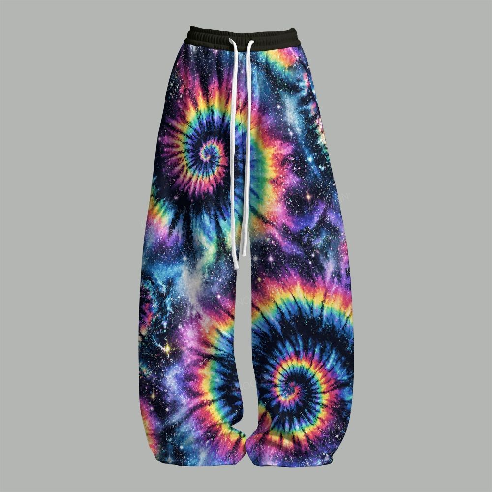 Glitch Galaxy Black Cat Top & Elasticated Trousers Two-Piece Set