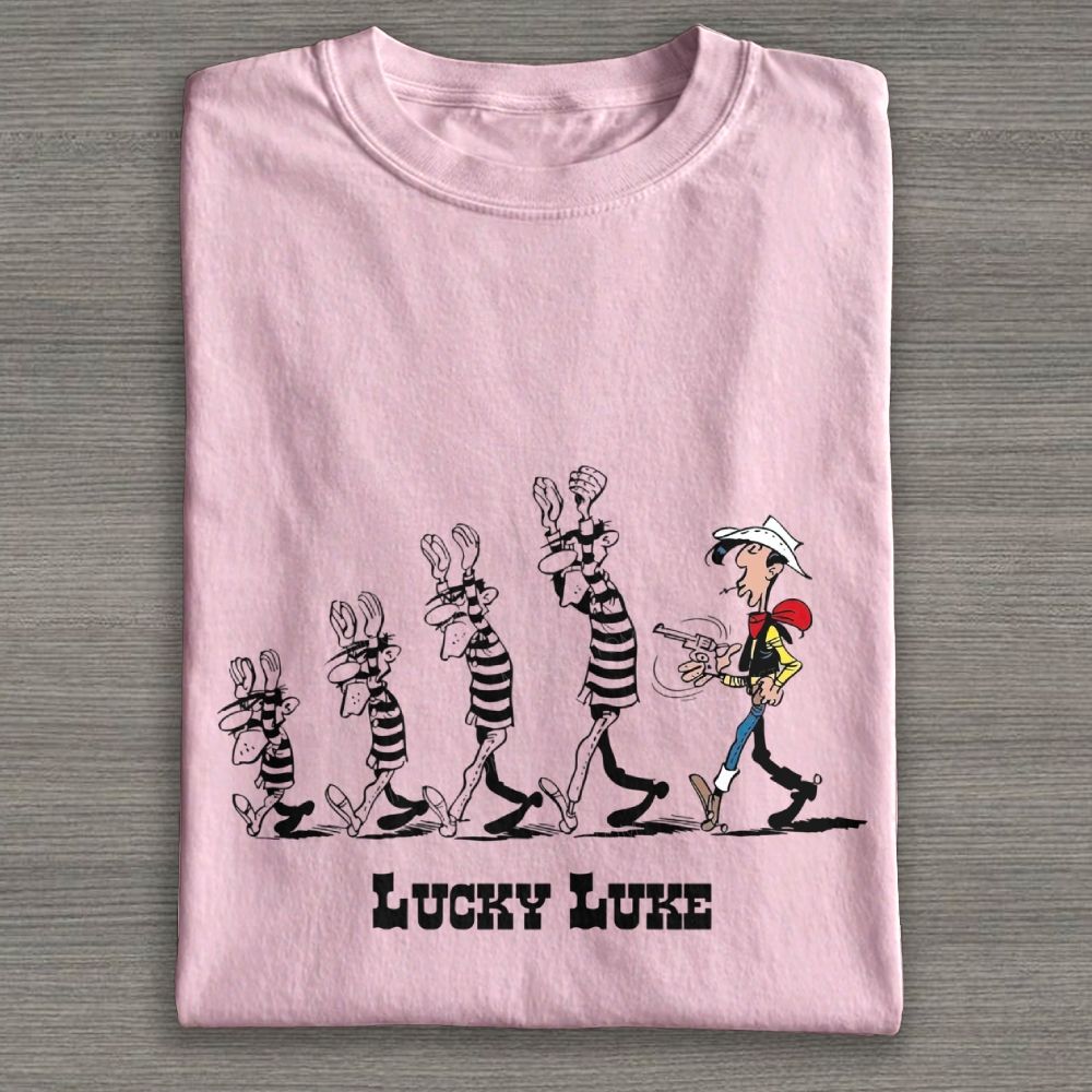 Vintage Wild West Cowboy Escorting Prisoners Cotton T-shirt