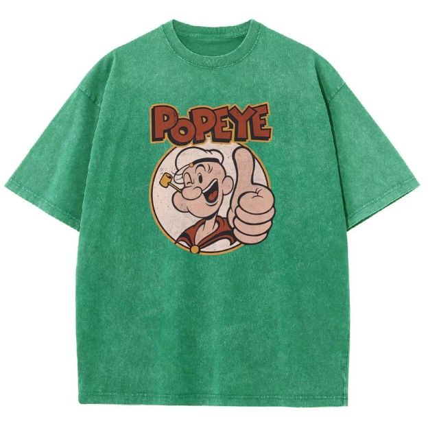 Retro Vintage Sailor Guy Thumbs‑up Washed T-shirt