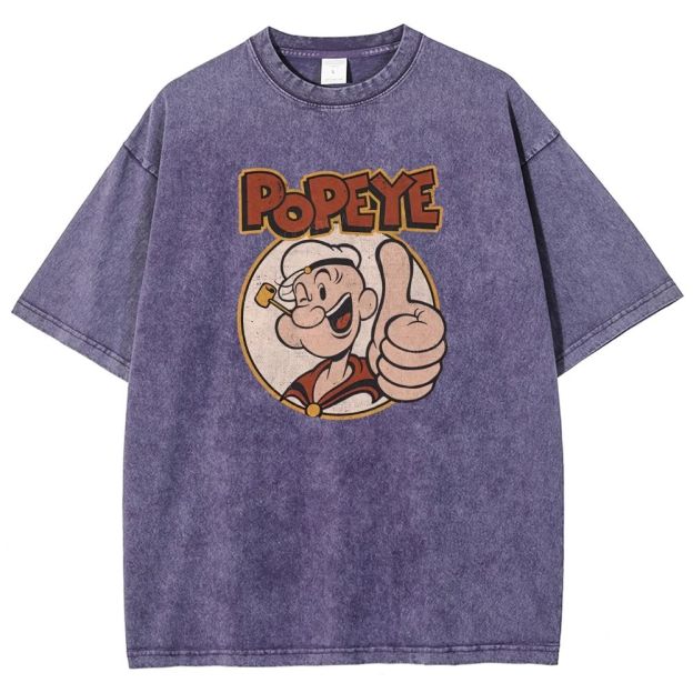 Retro Vintage Sailor Guy Thumbs‑up Washed T-shirt