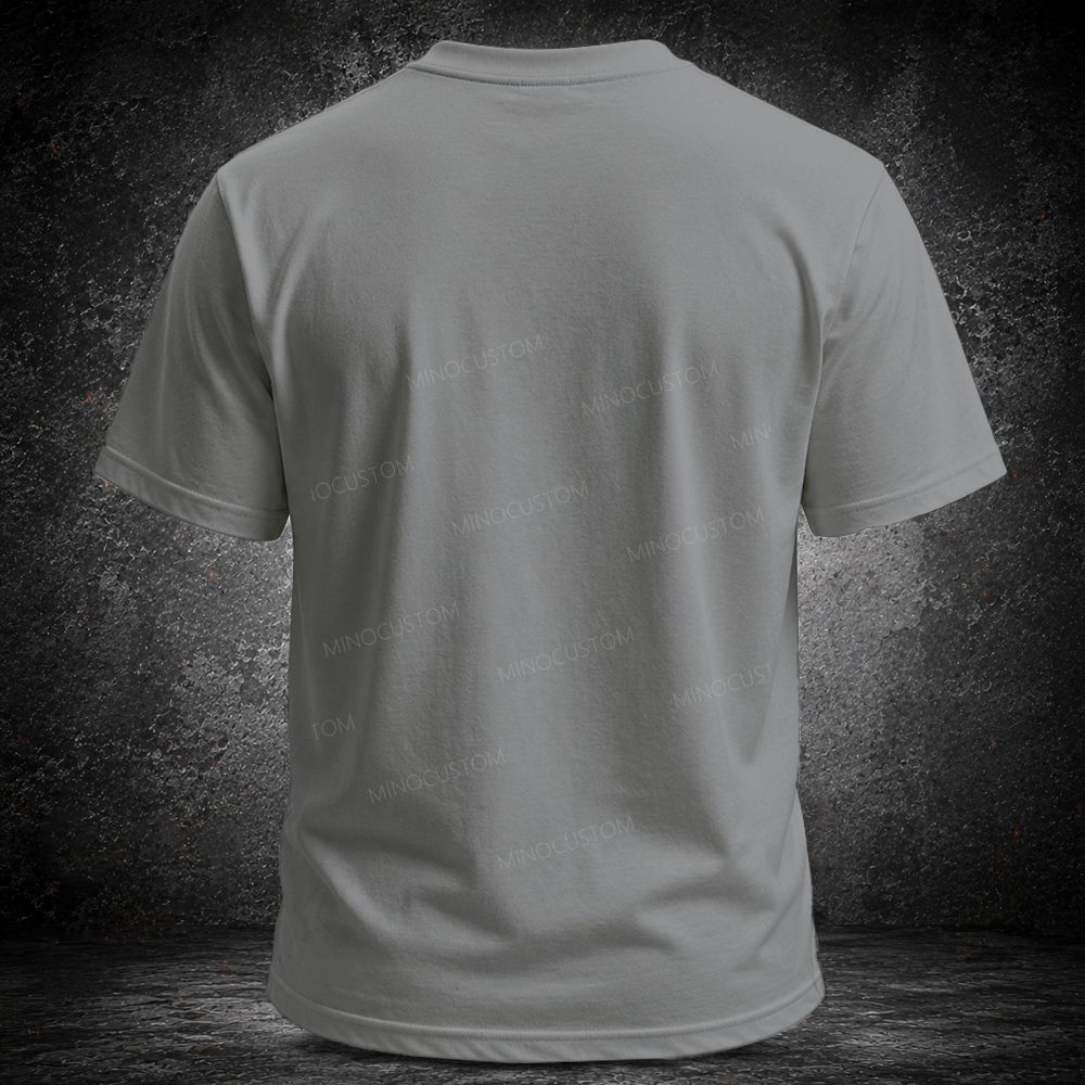Men's  Vintage 3D Rip Fabric Skeleton Ribcage Graphic Short Sleeve T-shirt