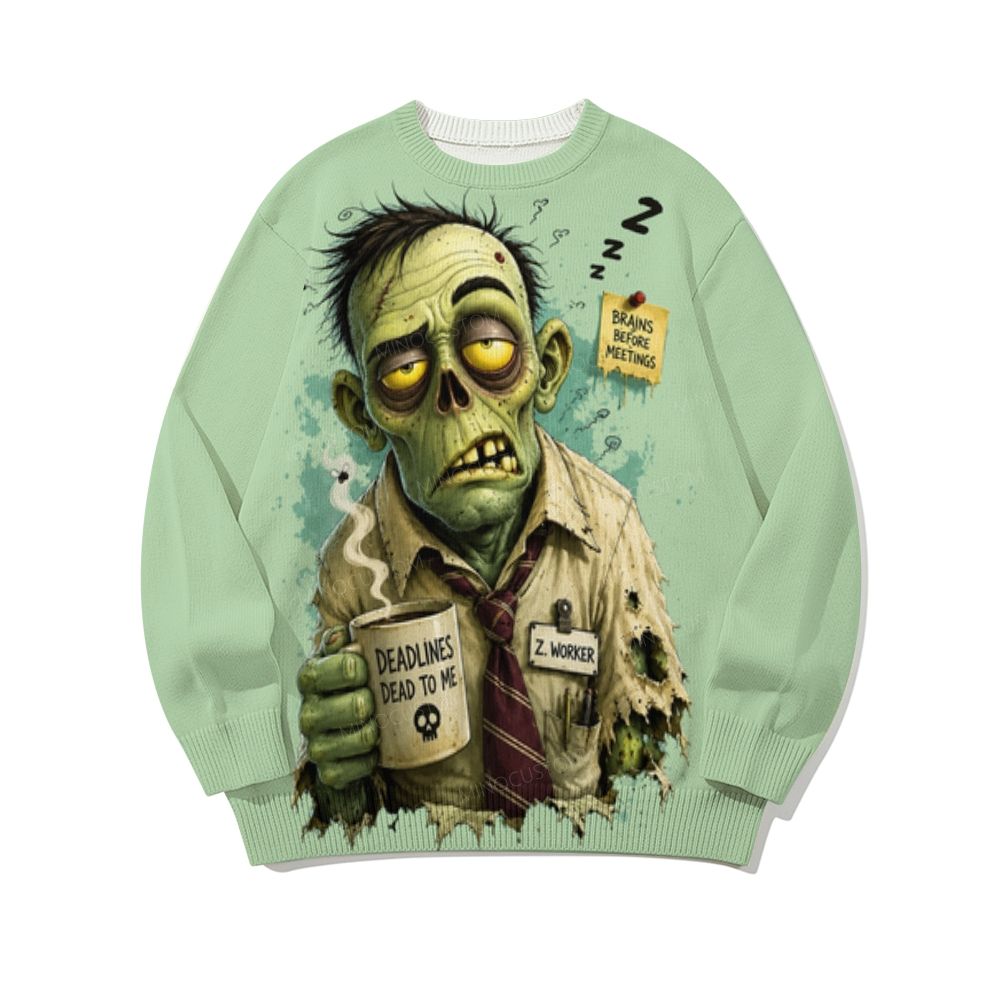  Halloween Scary Skull Pattern Raglan Long Sleeve Cotton Sweatshirt 