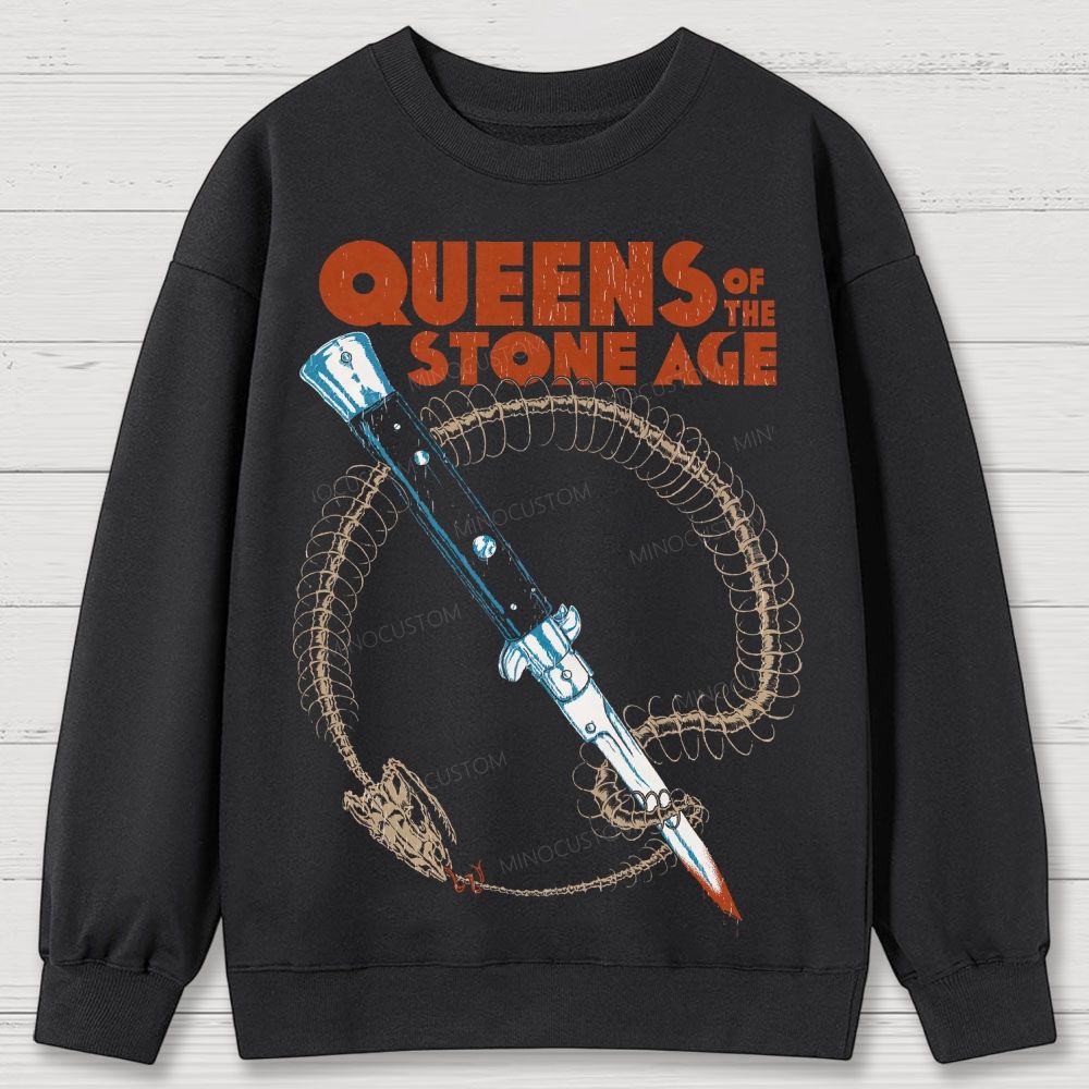 Vintage Band Graphic Cotton Sweatshirts 