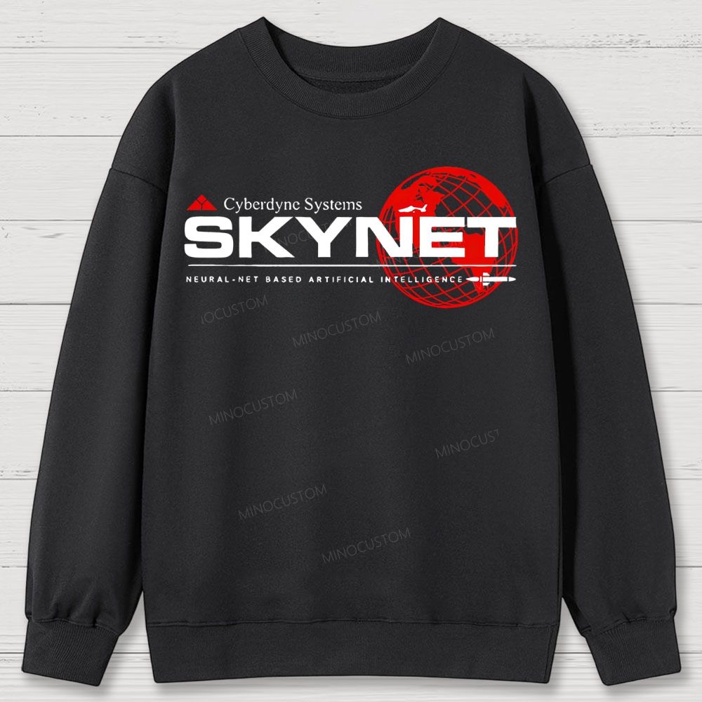 Cyberdyne Systems Skynet Cotton Sweatshirts 