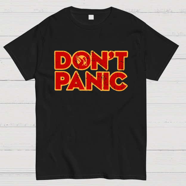 Dont Panic Geeky T-Shirt