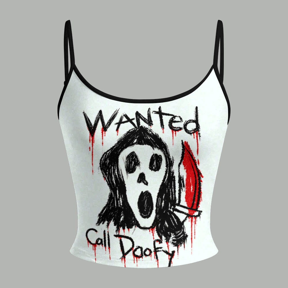 Spooky Horror Drip Graphic Top & Elasticated Trousers Two-Piece Set