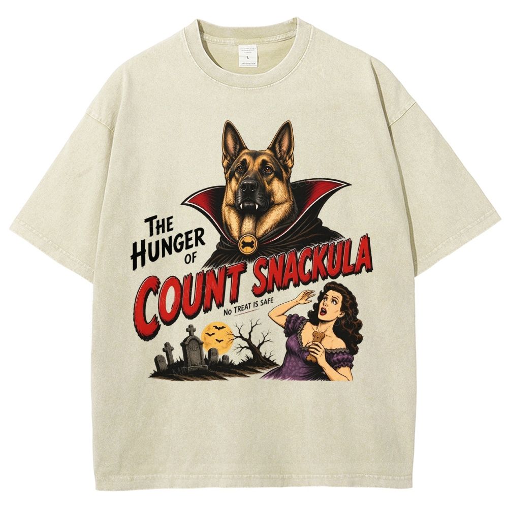 Halloween Horror Count Snackula German Shepherd Vampire