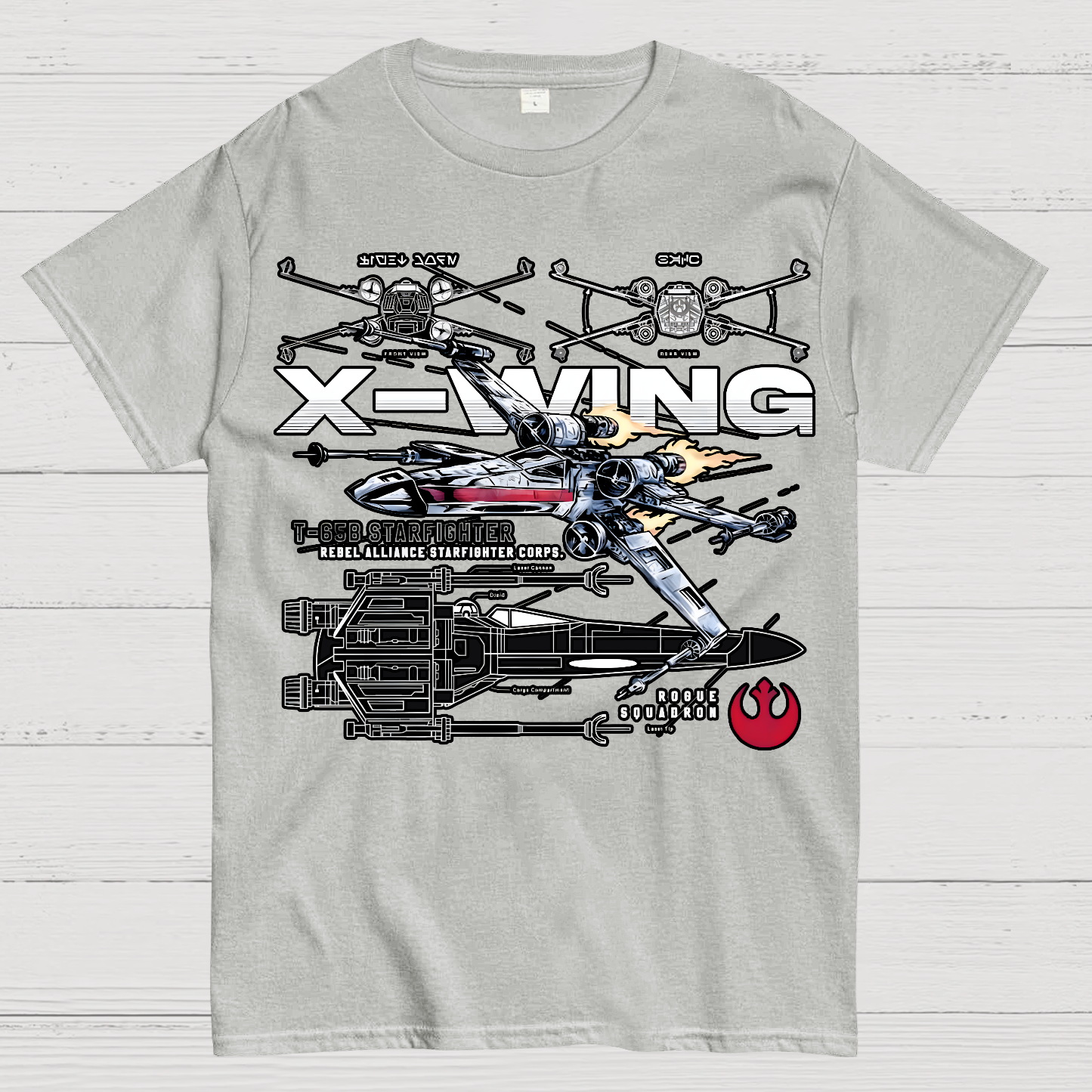 X-WING REBEL ALLIANCE Geek T-Shirt